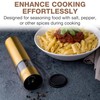 Eparé Brass Salt and Pepper Mill - Battery Operated Gold
