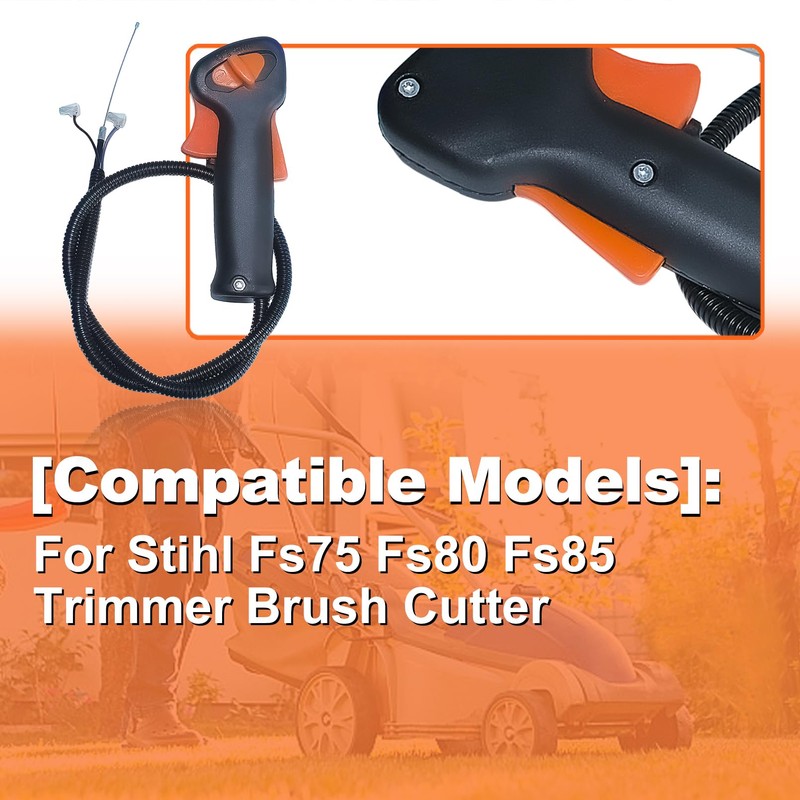 Mtanlo Throttle Trigger Cable Handle Switch Holder For Stihl Fs75