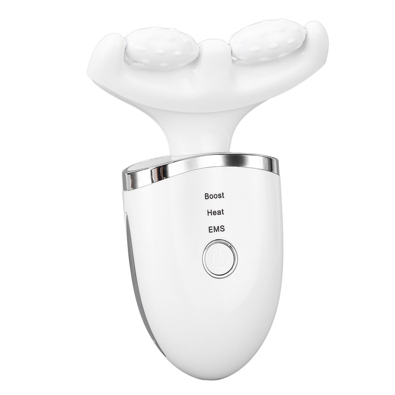 LED Neck Face Beauty Device with Detachable Massage Roller Heating