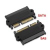 Unbranded 4Pcs SFF-8482 SAS To SATA 22 Pin Angle 180