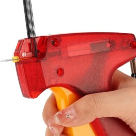 2002 Pieces Micro Stitch Gun for Clothes，Micro Tagging Gun Kit with 1000 Black 1000 White Micro Fasteners for Microstitch Tag Gun Kit (red)
