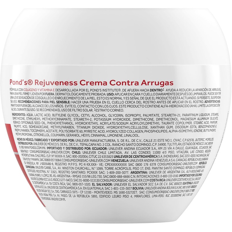 Crema facial Pond's Rejuveness de día 400 g