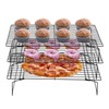 3-Tier Cooling Rack, Bakery Cooling Trays Non-Stick Cooling Rack Stainless