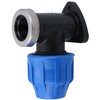 25mm x 3/4" MDPE Wall Elbow Outside Tap Fitting Threaded