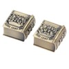 Tooth Keepsake Box Exquisite Polishing Process Engraving Pattern Durable Metal
