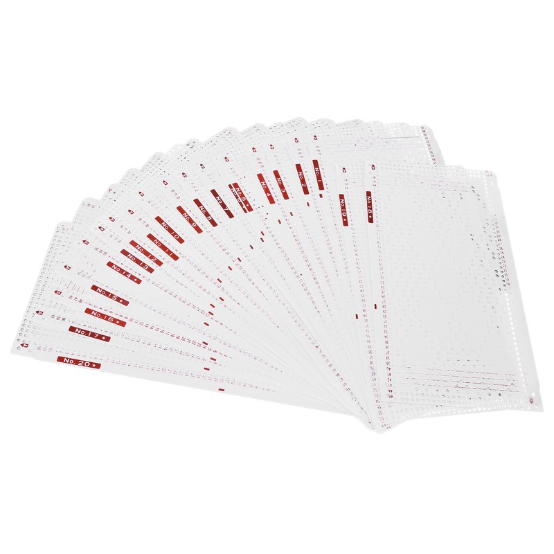 Punch Cards Practical Soft Durable Double Sided Printing Knitting Machine