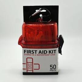 First Aid Kit for Car, Travel, Camping, Sports, Compact, Waterproof, Essential Protection