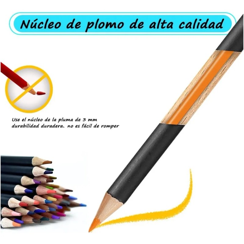 Set De Arte Profesional 145 Lápices Colores Dibujo Kit