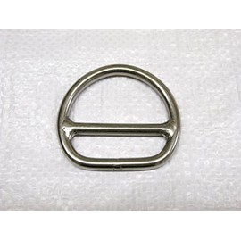 Double Bar D Ring Stainless Steel 6MM x 50MM