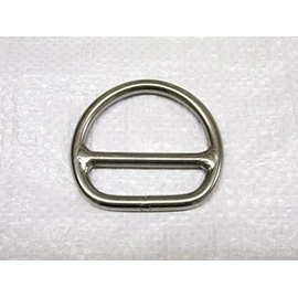 Double Bar D Ring Stainless Steel 6MM x 50MM