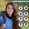 PURIAN Neck Gaiter Face Mask, UPF 50+ Medium Weight Double
