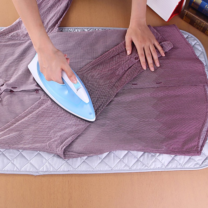 Ironing Mat for Table, Silver, Foldable, Portable, XXL, 48 x