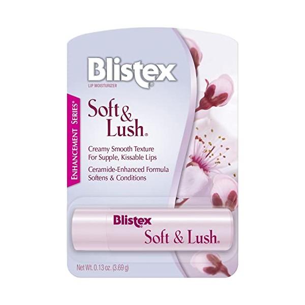 Blistex Soft & Lush Lip Balm, 0.13 oz (Pack of 10)