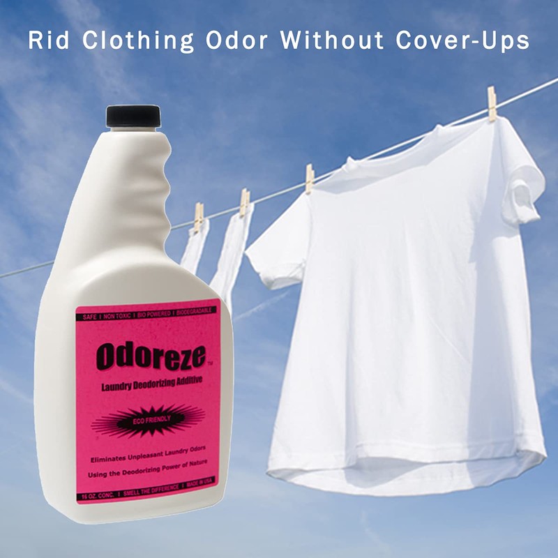 ODOREZE Natural Probiotic Clothing Smell Removal Laundry Additive: 16 oz.