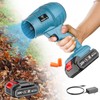 Electric-Cordless-Leaf-Blower - 20000RPM Handheld Leaf Blower - 1X 2.0Ah Batteries