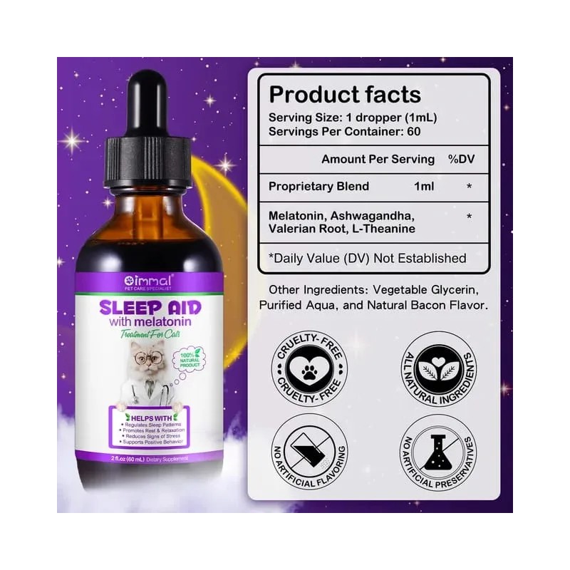 Calmante Immal Para Gatos: Sueño, Ansiedad Y Estrés