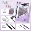 Extensiones De Pestañas Marrón Kit Raíces Invisibles Bq Lash