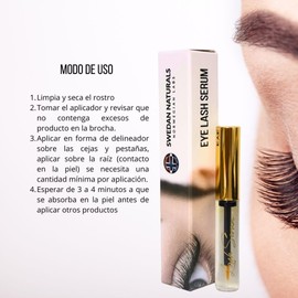 Serum Crecimiento de Pestañas y Cejas, 10 ml, Transparente, Sin Color