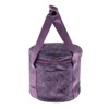 Almencla Meditation Yoga Singing Bowl Carry Storage Case Bag for 8-12inch Singing Bowl, Purple - Purple, 12inch