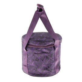 Almencla Meditation Yoga Singing Bowl Carry Storage Case Bag for 8-12inch Singing Bowl, Purple - Purple, 12inch