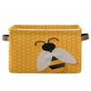 Storage Basket Animal Bee Honeycomb Beehive Geometric Pattern Storage Cube