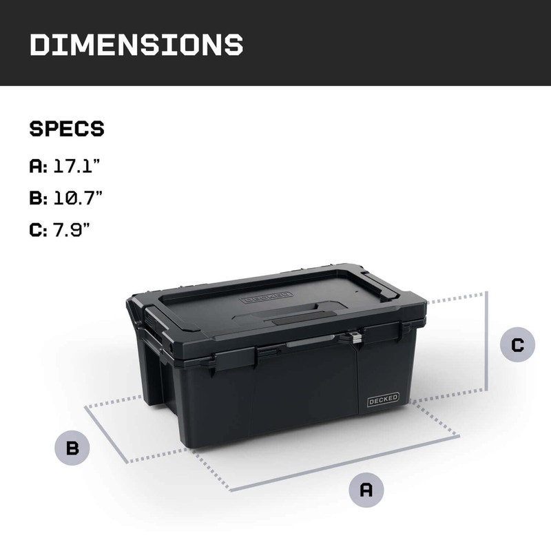 DECKED Sixer 16 D-co Case - Black