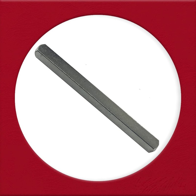 8mm x 80mm Solid Steel Spindle Bar for Door UPVC