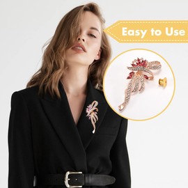 Metal Pin Keepers Back Lock Clasp for Jewellery Brooch Pins Name Plate Crafts DIY Pack of 30 Gold