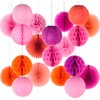 Xiksxitn Paper Honeycomb Balls Decorations - 12 Pack Hanging Tissue
