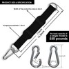 Hanging Straps Kit for Gymnastic Rings (2-Pack), Pull-Up Bar &