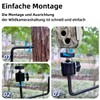 LEOSPABO Set of 3 Metal Wildlife Camera Mounts, 360° Swivelling
