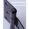 T-Hinge Black Shed Door Hinge Gate Hinge Rustproof Powder Coating