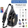 TurnWay Water-Proof Sling Backpack/Crossbody Bag/Shoulder Bag for Travel, Hiking, Cycling,