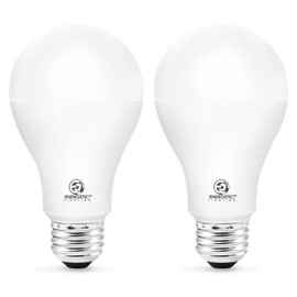 ENERGETIC SMARTER LIGHTING A21 LED Bulb Dimmable, 2600LM Super Bright Light Bulbs, 20W=150W, Cool White 4000K, UL Listed, E26 Base, Damp Rated, 2 Pack