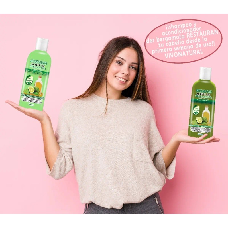Shampoo Aceite Bergamota Crema Peinado
