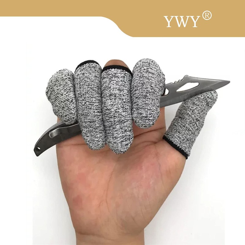 Cut Resistant Finger Cots,Finger Sleeves, Glove Life Extender, Reusable Thumb