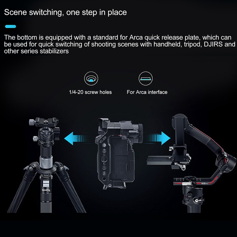 Full Camera Cage Aluminum Alloy Camera Cage Rig for S5
