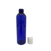 4 oz Blue Cosmo Plastic Bottles -12 Pack Empty Bottle
