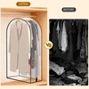 3 Pack 10" Gusseted Garment Bags for Hanging Clothes, 40"