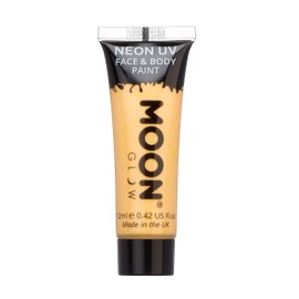 Moon Glow - 0.42oz Blacklight Neon UV Face & Body Paint - Pastel Orange