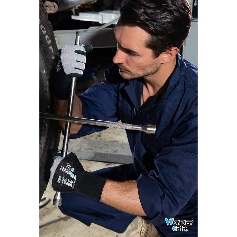 Wonder Grip WG-555 Duo - Work Gloves with Nylon Material