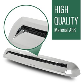 LQI Front Upper Hood Bulge Molding Grille Trim Compatible with Toyota Tundra 2014-2021 TO1231102, 761800C030 Hood Scoop Chrome