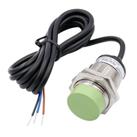 Heschen Inductive Proximity Sensor PR30-15DN2 Cylindrical Type 15mm Sensing M30 Round Non-Shielded 12-24VDC 3-Wire NPN NC (Normal Closed) CE