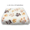 8 Pieces Fluffy Puppy Cats Blanket with Cute Printed Paws,