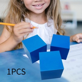 Milageto 3D Shapes Geometric Geometric Shape Cube Model Math Toys Pattern Blocks Educational Toy for Kindergarten Children Boys Girls