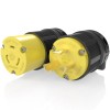 Journeyman-Pro NEMA L6-30P Pair Plug 30A 250V Locking Male Female