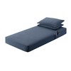 Nap Time 42"x85"x7.5" Blue/ 4 Piece Sheet Set