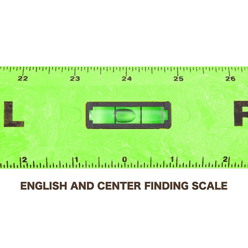 Mayes 10744 Polystyrene Level Ruler 48", Precision Measuring and Leveling