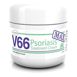 V Series Creams V66 MAX – DOUBLE STRENGTH Psoriasis Treatment Cream - Contains the Beneficial Active Ingredient Salicylic Acid – 50 ml