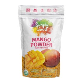 Simply Good Organic Mango Powder - 4.23 oz Pouch (24 Servings) - Nutrient-Rich Superfood, Non-GMO, Vegan, Gluten-Free, Kosher - Sourced from Natural Organic Farms